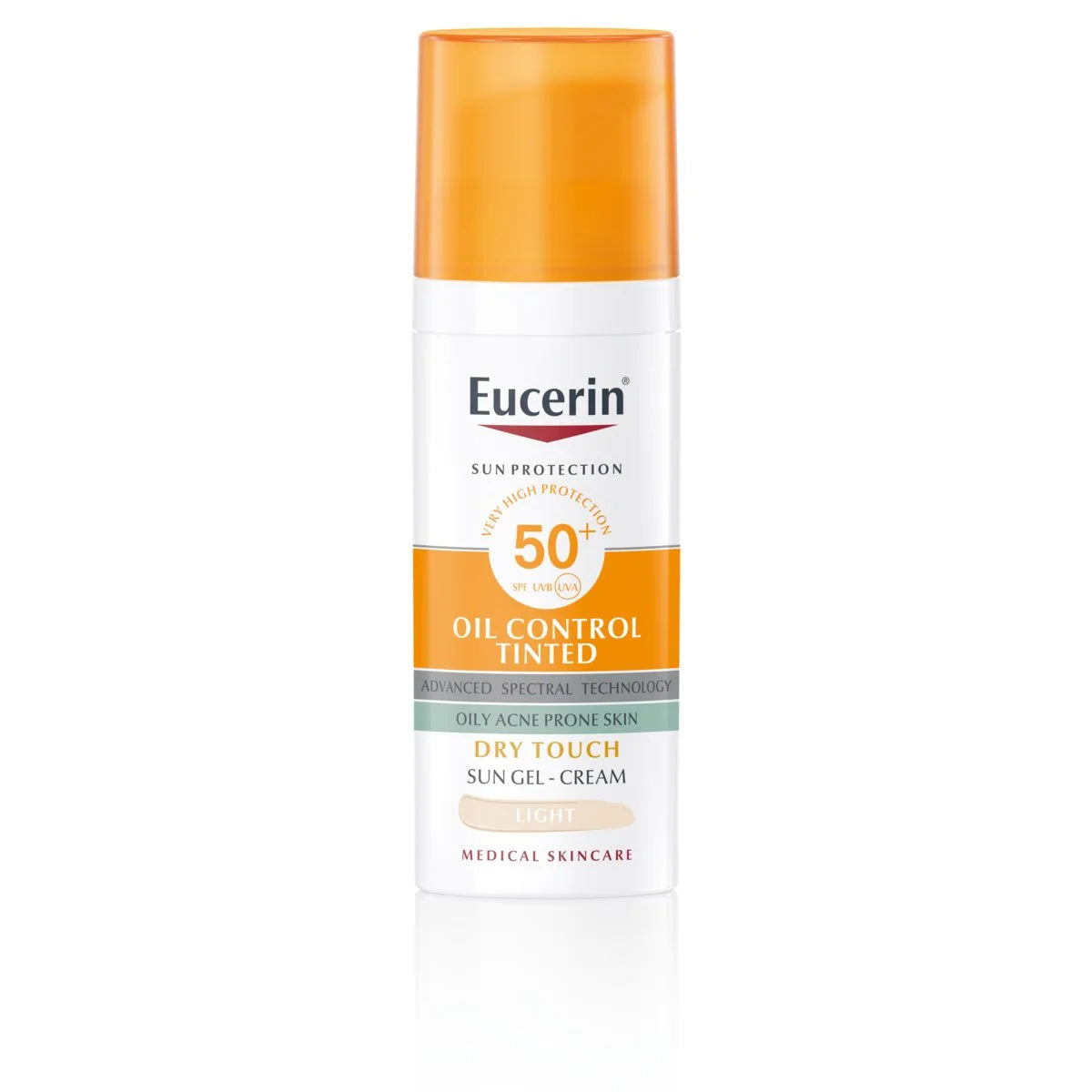 Oil Control Tinted  "Tono Claro" Antibrillo SPF-50 (Fotoprotector SPF-50 con Color Toque Seco)