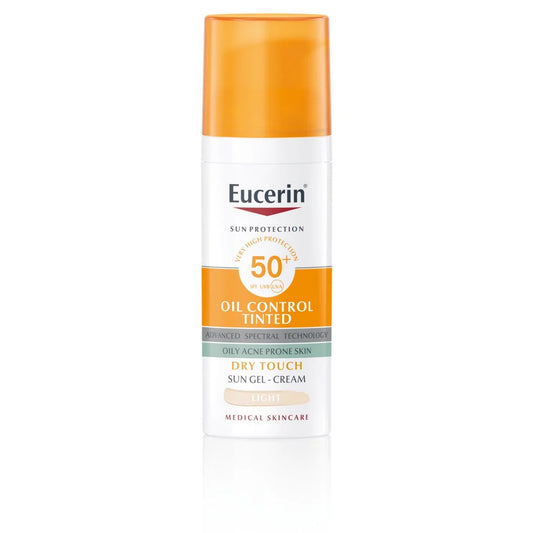 Oil Control Tinted  "Tono Claro" Antibrillo SPF-50 (Fotoprotector SPF-50 con Color Toque Seco)