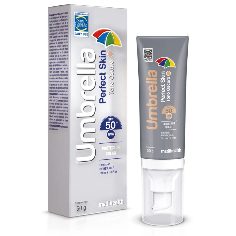 Umbrella Perfect Skin SPF-50 "Tono Oscuro" (Fotoprotector SPF-50 con Color)