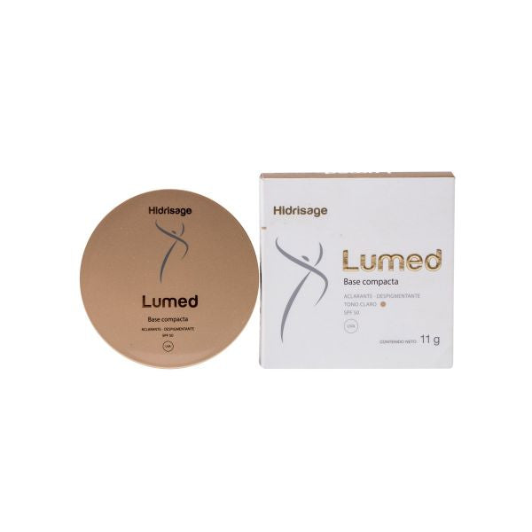 Lumed Base Compacta SPF-50 (Base Compacta Fotoprotectora SPF-50 Aclarante Despigmentante en 2 Tonos)